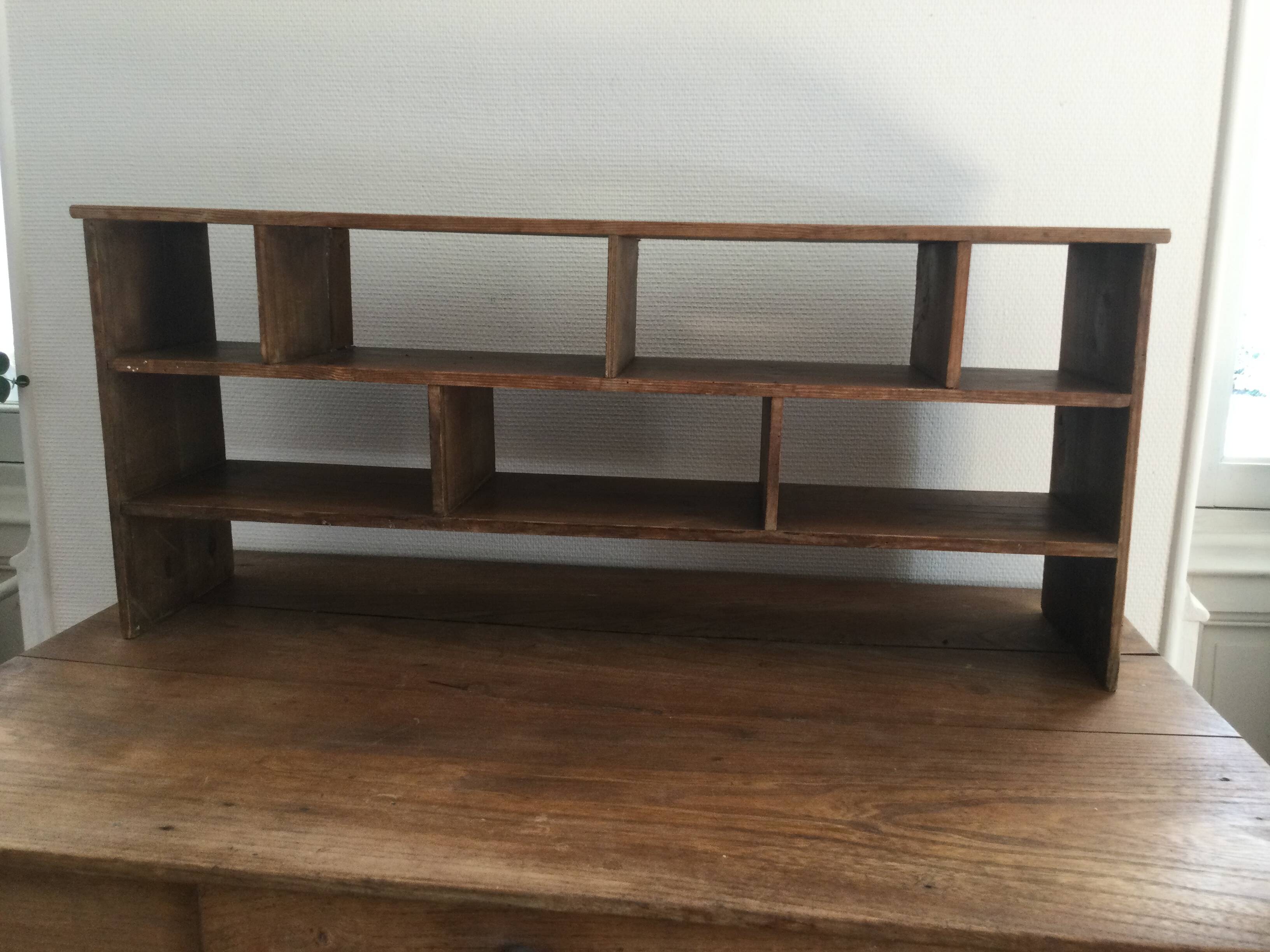 Antique wooden shelf