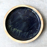 Planter in glazed terracotta, handmade, XXth.