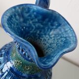 Bitossi Blue and Green Pitcher 26 cm Italy