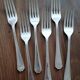 6 fourchettes monogramme M