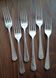 6 M monogram forks