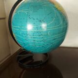 Globe terrestre , Mappemonde vintage tarides , 1977