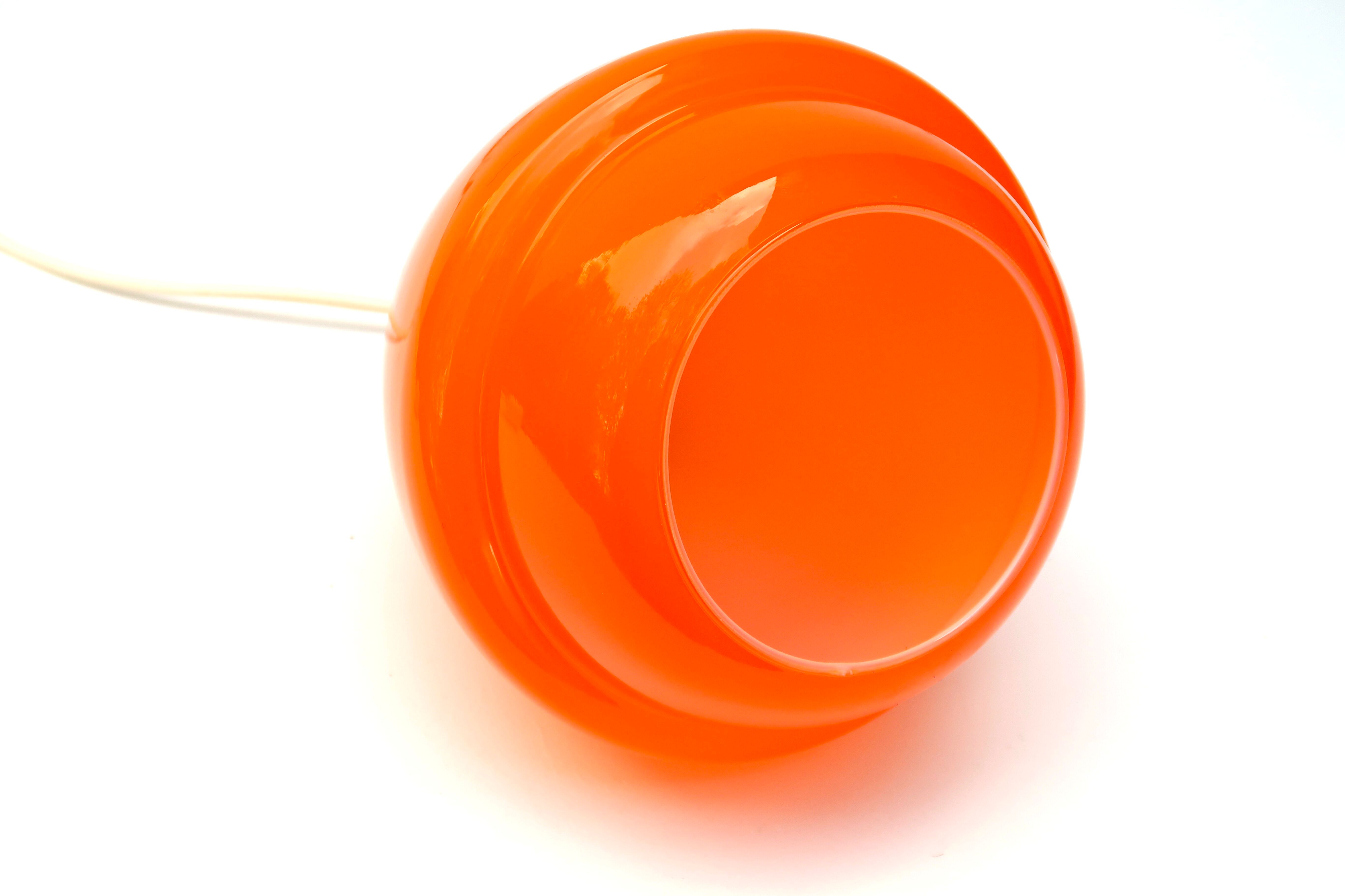 Orange opaline suspension, 70s