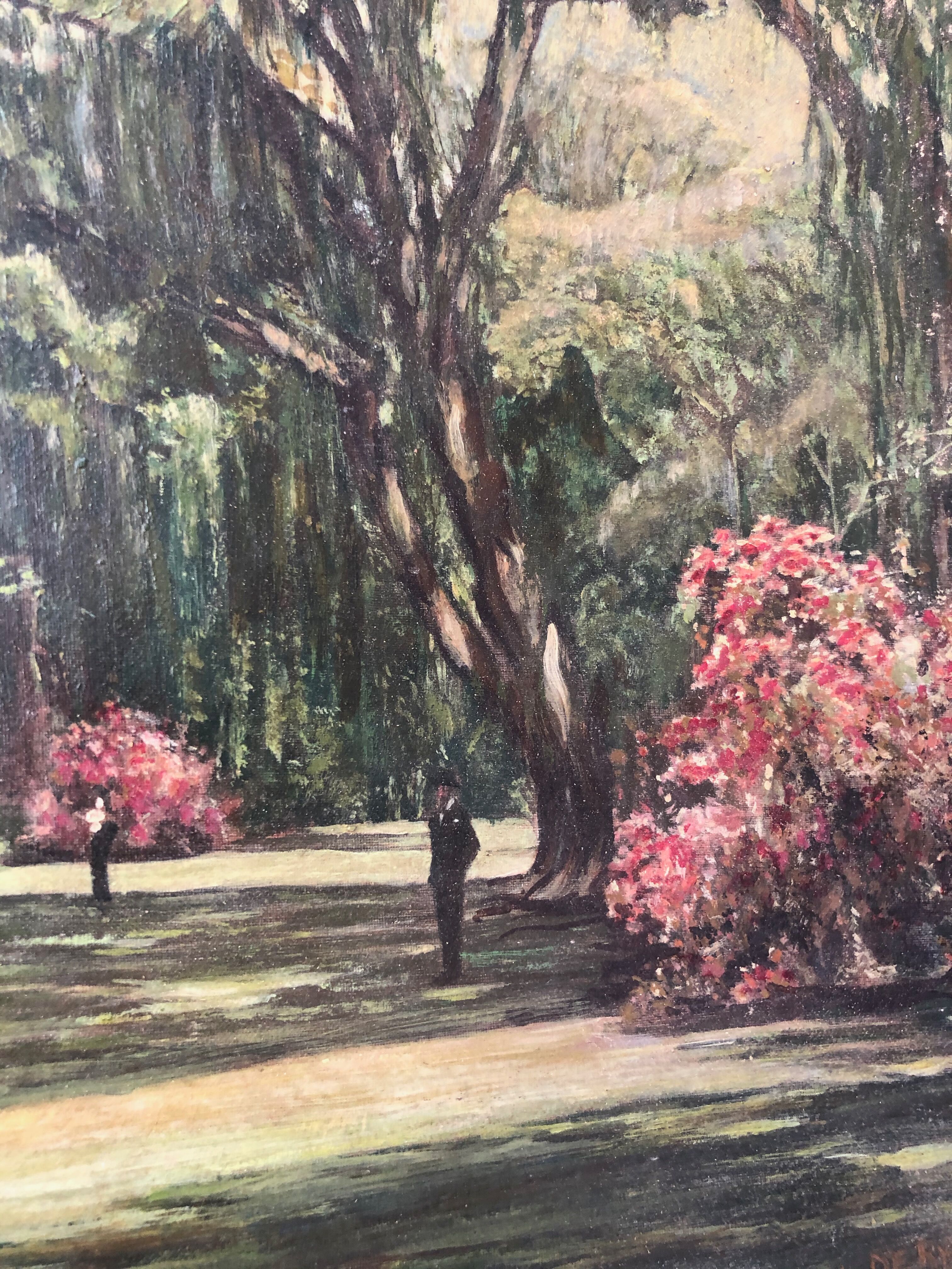 J.Ryck oil painting on cardboard