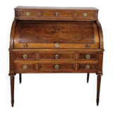 Bureau à cylindre époque Louis XVI en noyer