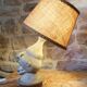 Stoneware lamp by Jean-Claude Séguin - Stoneware from Puisaye