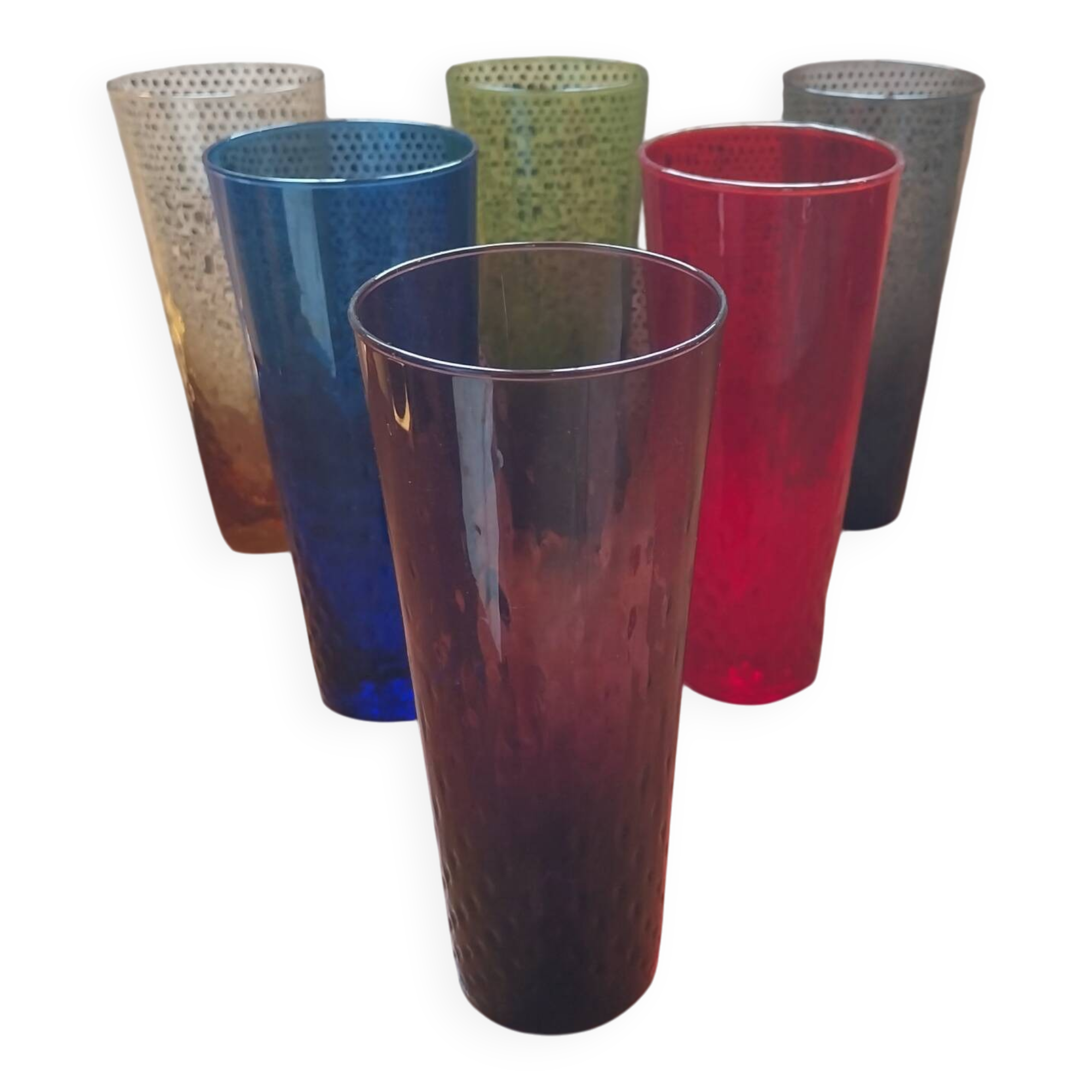 Service de 6 verres à orangeade