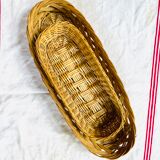 wicker bread baskets