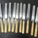 10 carved bone knife and steel blade