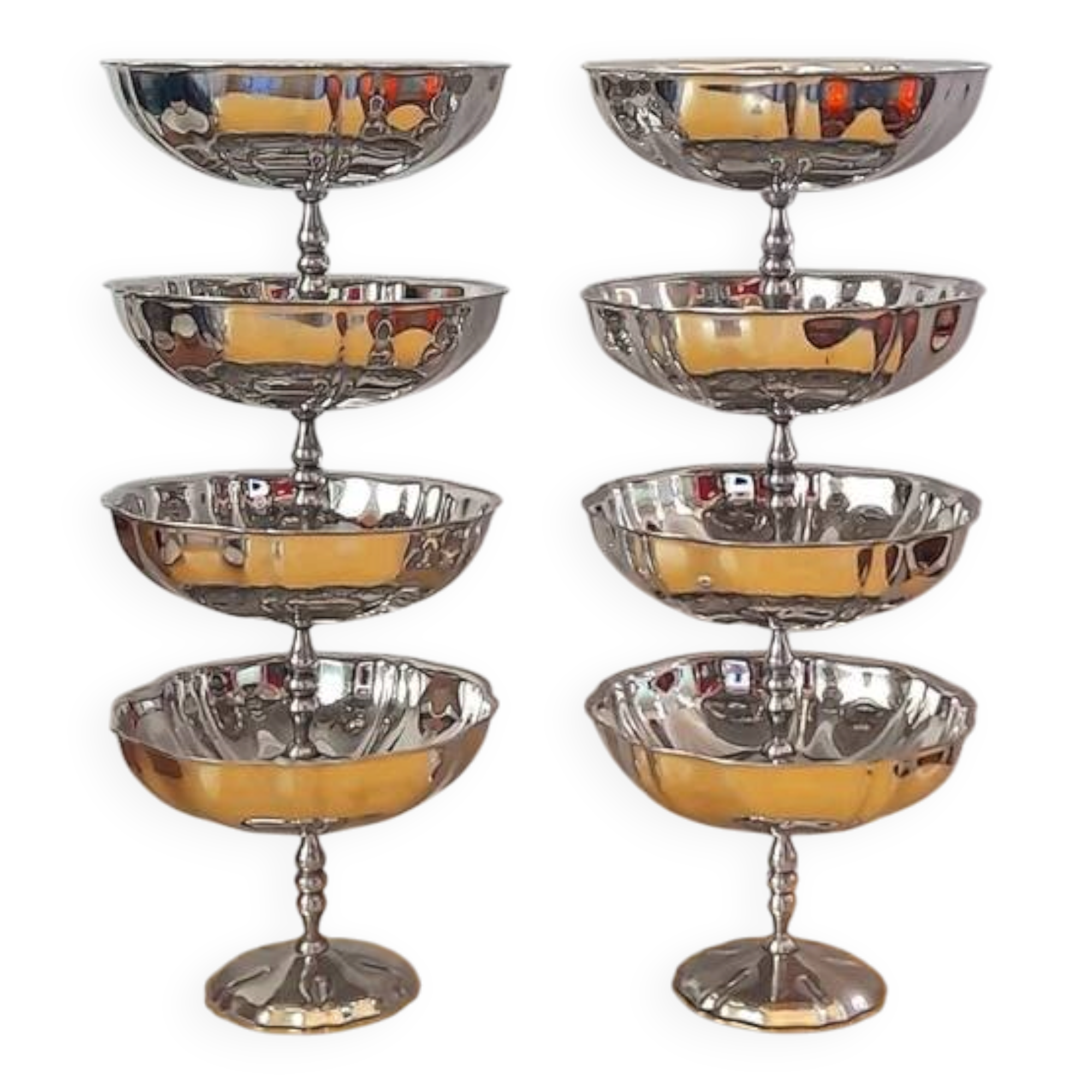 Coupes à glaces/desserts en inox
