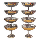 Ice cream/dessert bowls in stainless steel