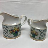 Lot 2 pots à lait villeroy & boch basket