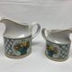 Lot 2 milk jars villeroy & boch basket