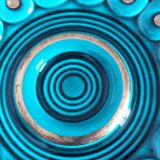 Verceram fruit bowl emerald green slip 37cm