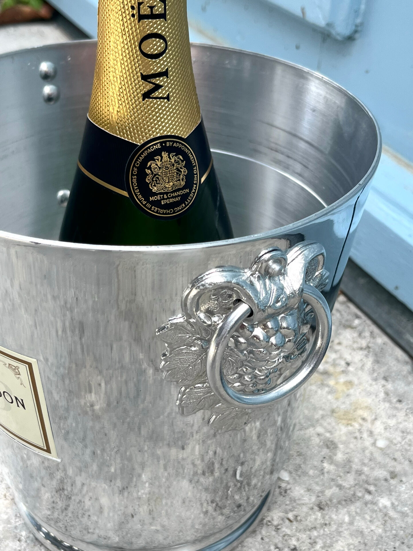 Seau à champagne Moët & Chandon par Argit