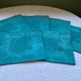 Set of old damask and monogrammed towels