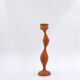 Wooden candle holder