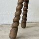 Antique wooden tripod stool