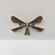 Golden Italian Flush Lamp