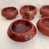 Lot of 5 terracotta ramekins from the 70s from the Maghreb