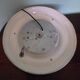 Round hand-painted ceramic ceiling light