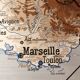 Map old region Marseille and Bordeaux