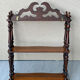 Vintage 60s turned wooden shelf