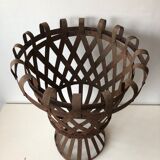 Cache pot Medici in wrought iron riveted Assembly