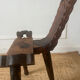 Brutalist tripod chair