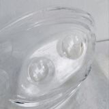 Empty glass pocket with geometric decoration