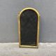 Antique 1920s Brass Fireplace Screen, Vintage French 4-Panel Spark Guard