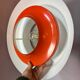 Orange pendant lamp by Hans-Agne Jakobsson for Lyfa
