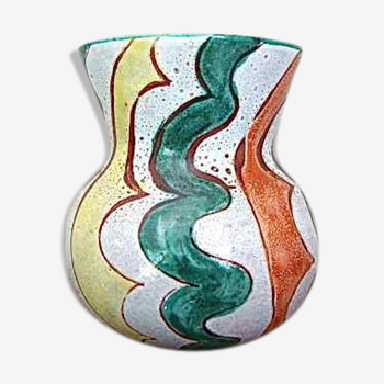 Ceramic vase from Vallauris 1960s