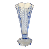 Antique blue cornet vase 27 cm