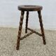 Antique tripod stool, farmhouse stool, 1950s-1960s