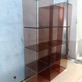 Cube shelves in smoked plexi year 70