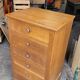 Commode meuble à tiroirs pied compas vintage- 1950s