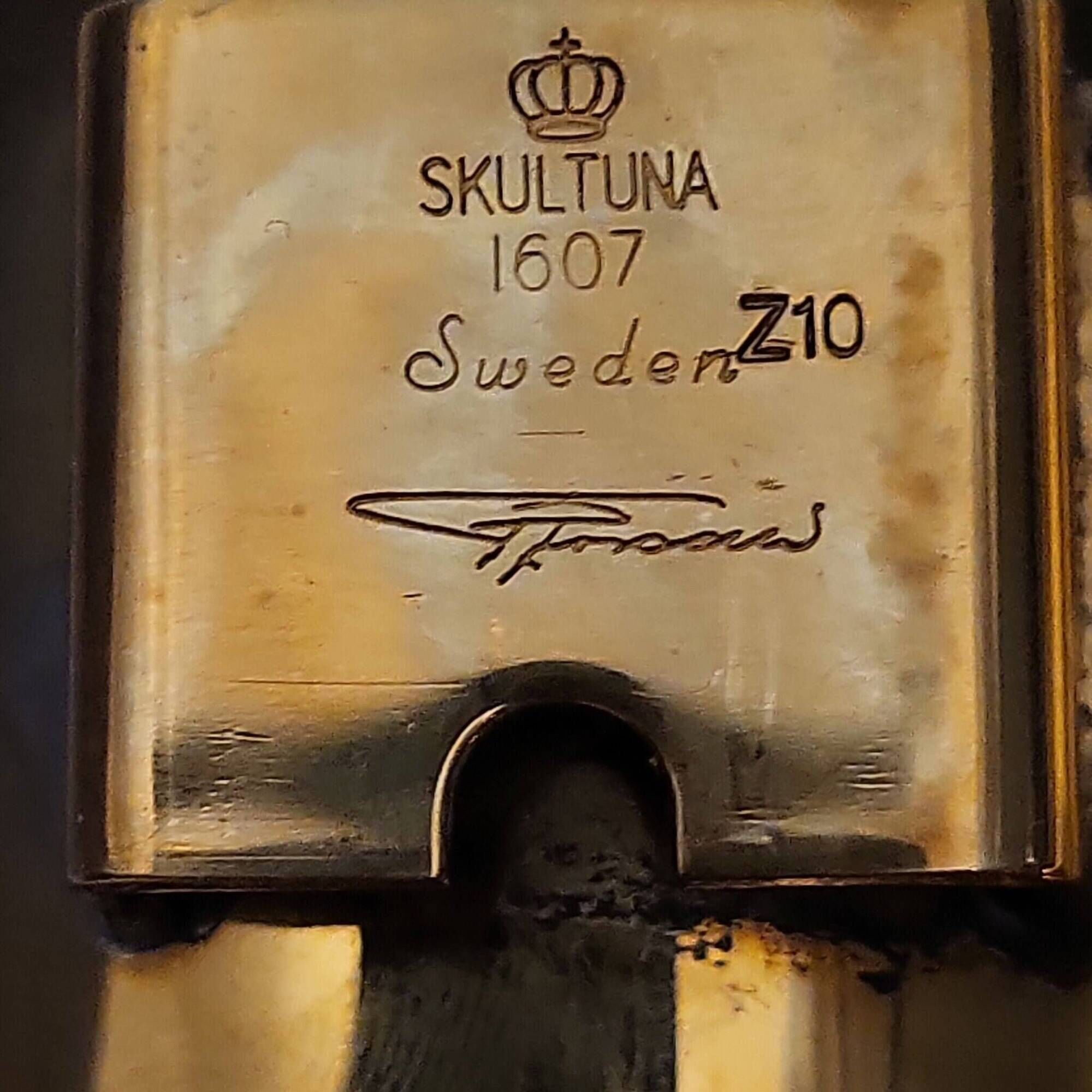 Pair of Swedish Brass sconces by Pierre Forsell for Skultuna " Reflex"
