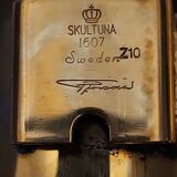 Pair of Swedish Brass sconces by Pierre Forsell for Skultuna " Reflex"