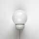 German wall lamp in ceramic and glass from the mid-century, Siemens, 1950s.