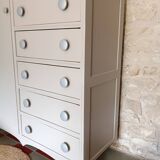 Vintage asymmetrical wardrobe