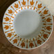 6 assiettes vintage tulipes sarreguemines