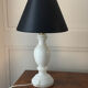 Lampe vintage en albâtre