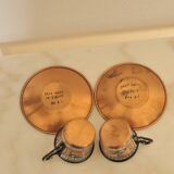 2 Greek espresso cups