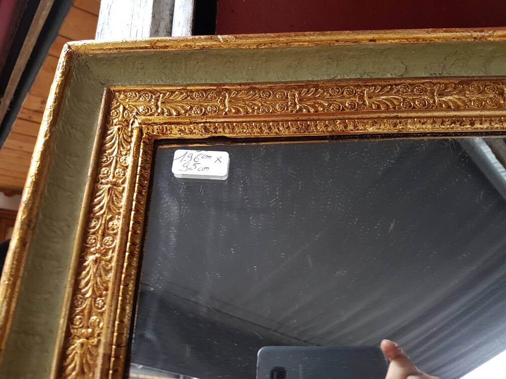 Grand mirror of the empire period around 1805