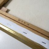 Vintage oil painting on canvas