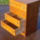 Commode en bois clair 1950