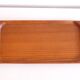 Plateau vintage scandinave en teck