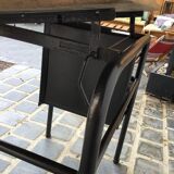 School desk and chair