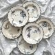 6 “Oxford” ironstone soup plates from Choisy le Roi